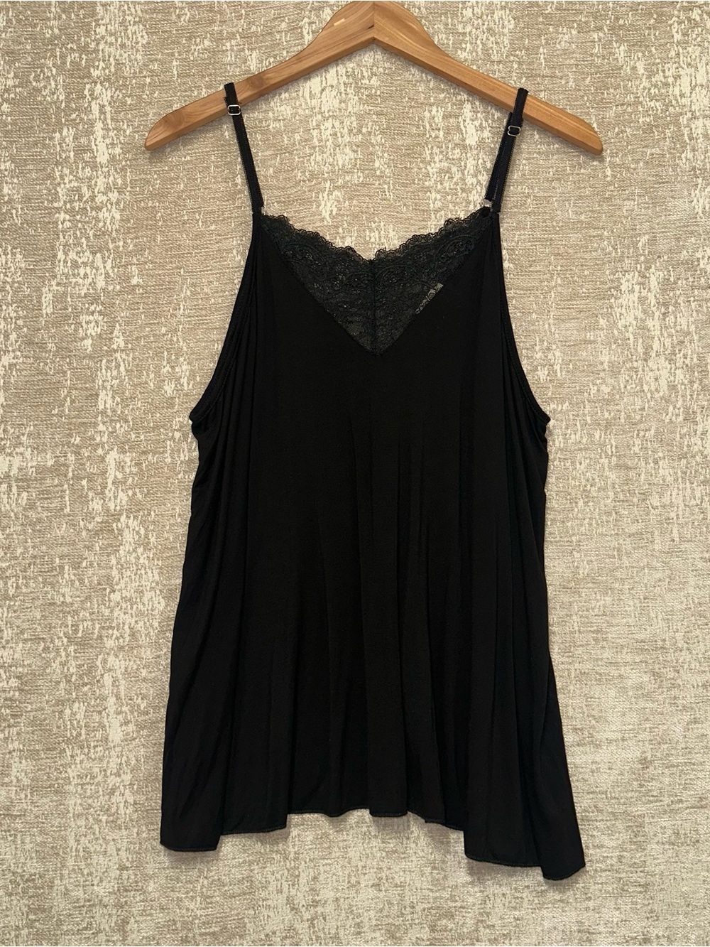 POL Black Lace Tank Top